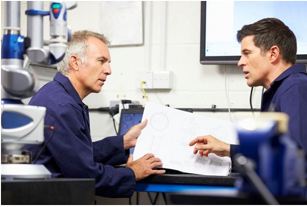 2 workmen assertive communication blueprint